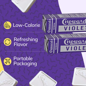 Choward's Violet Mints travel tin for on-the-go refreshment