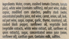 Ingredients close-up of Christian Potier Peppercorn Sauce shows premium peppers