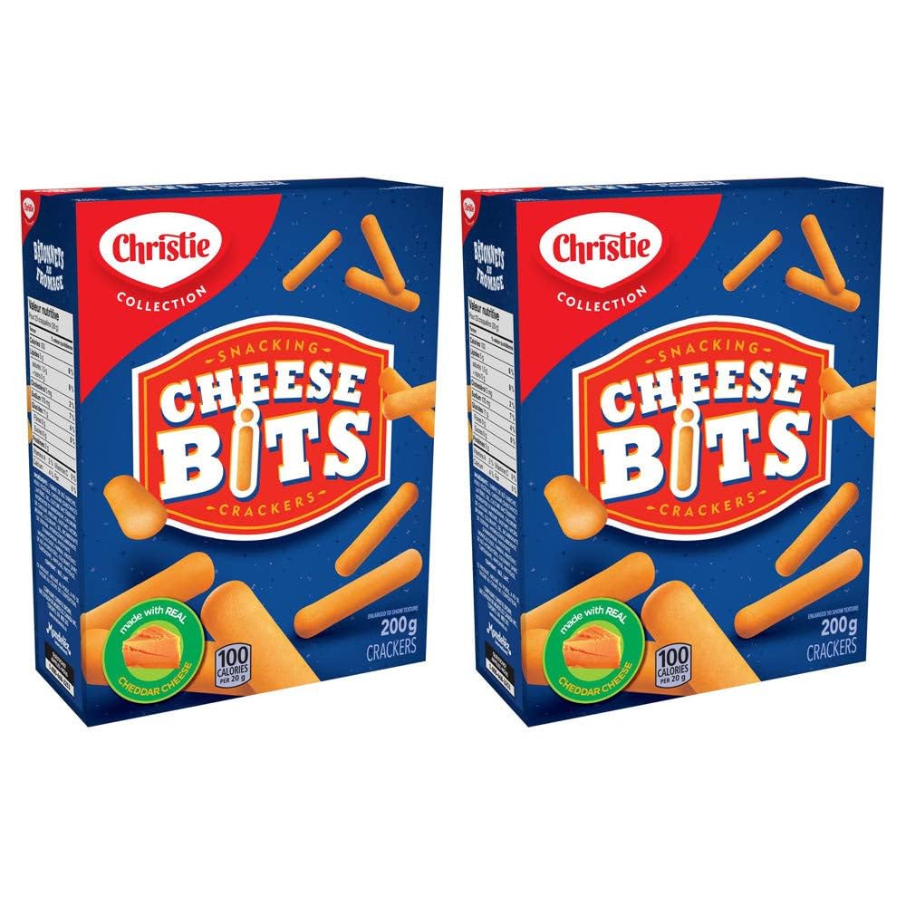 Christie Cheese Bits two-pack crackers for easy entertaining and quick snacking.