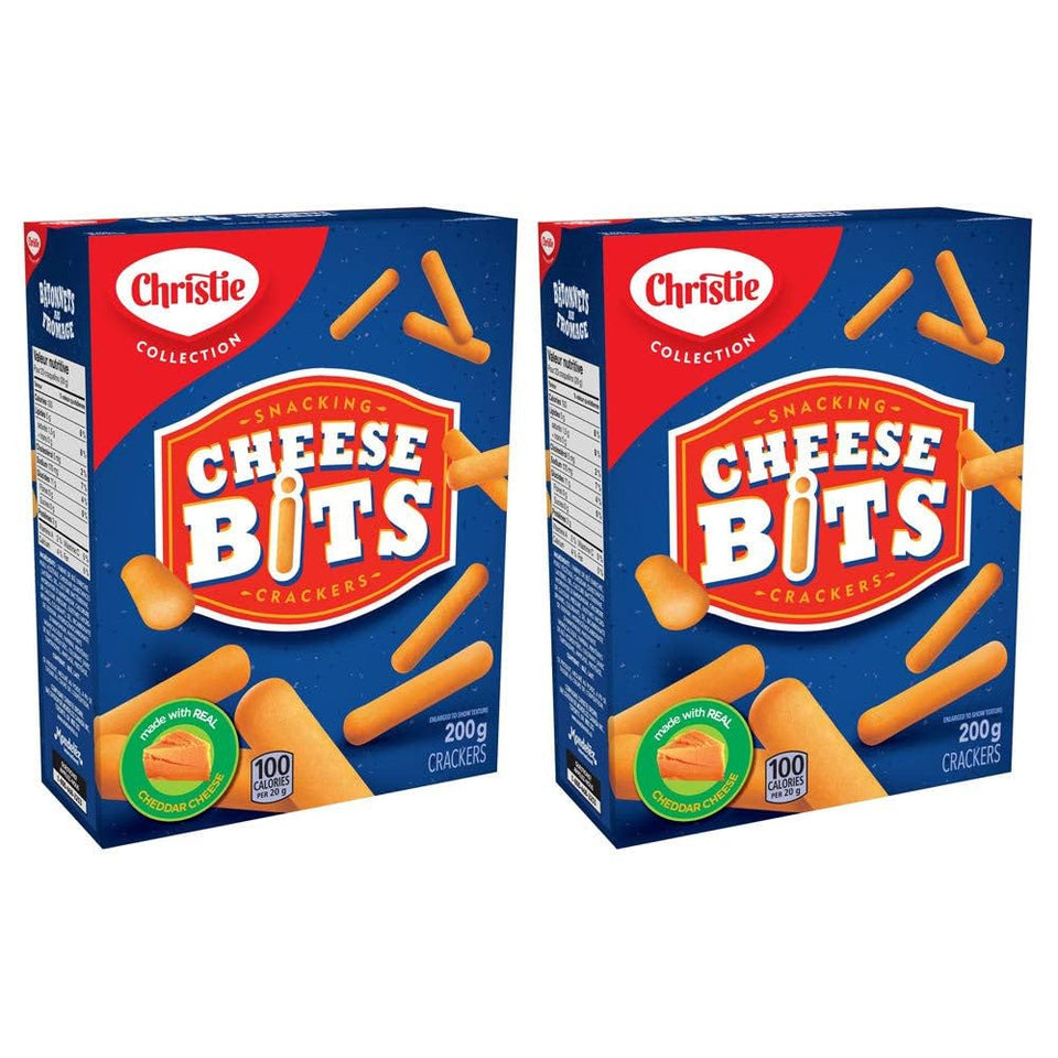 Christie Cheese Bits two-pack crackers for easy entertaining and quick snacking.