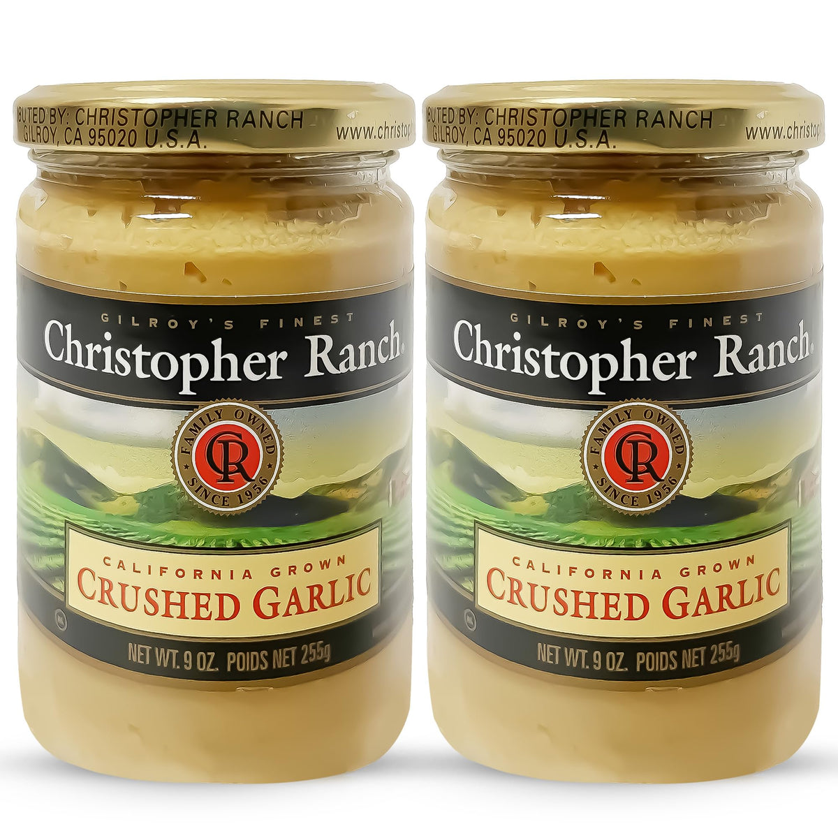 Christopher Ranch Crushed Garlic in Olive Oil jar ready-to-use flavor booster for meals
