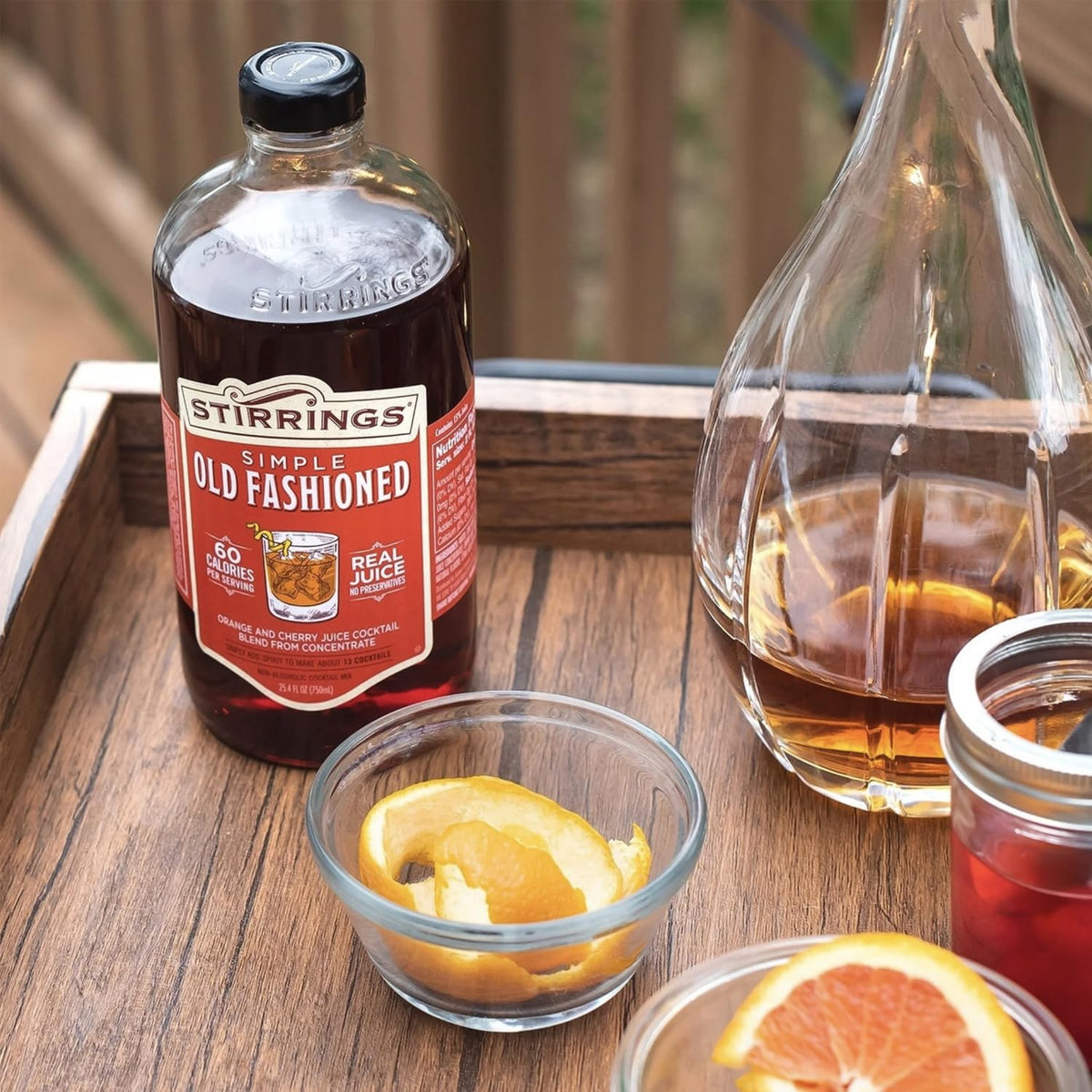 ChromaCast Stirrings two bottle pack on bar for easy entertaining