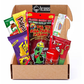 CHRONOS Chamoy Pickle Kit box exterior, ready for unboxing and social sharing.