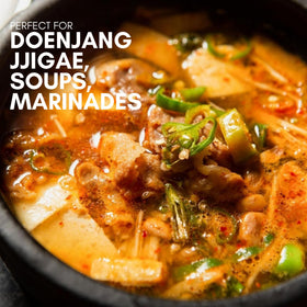 Chung Jung One Doenjang ingredients shot, fermentation depth at a glance