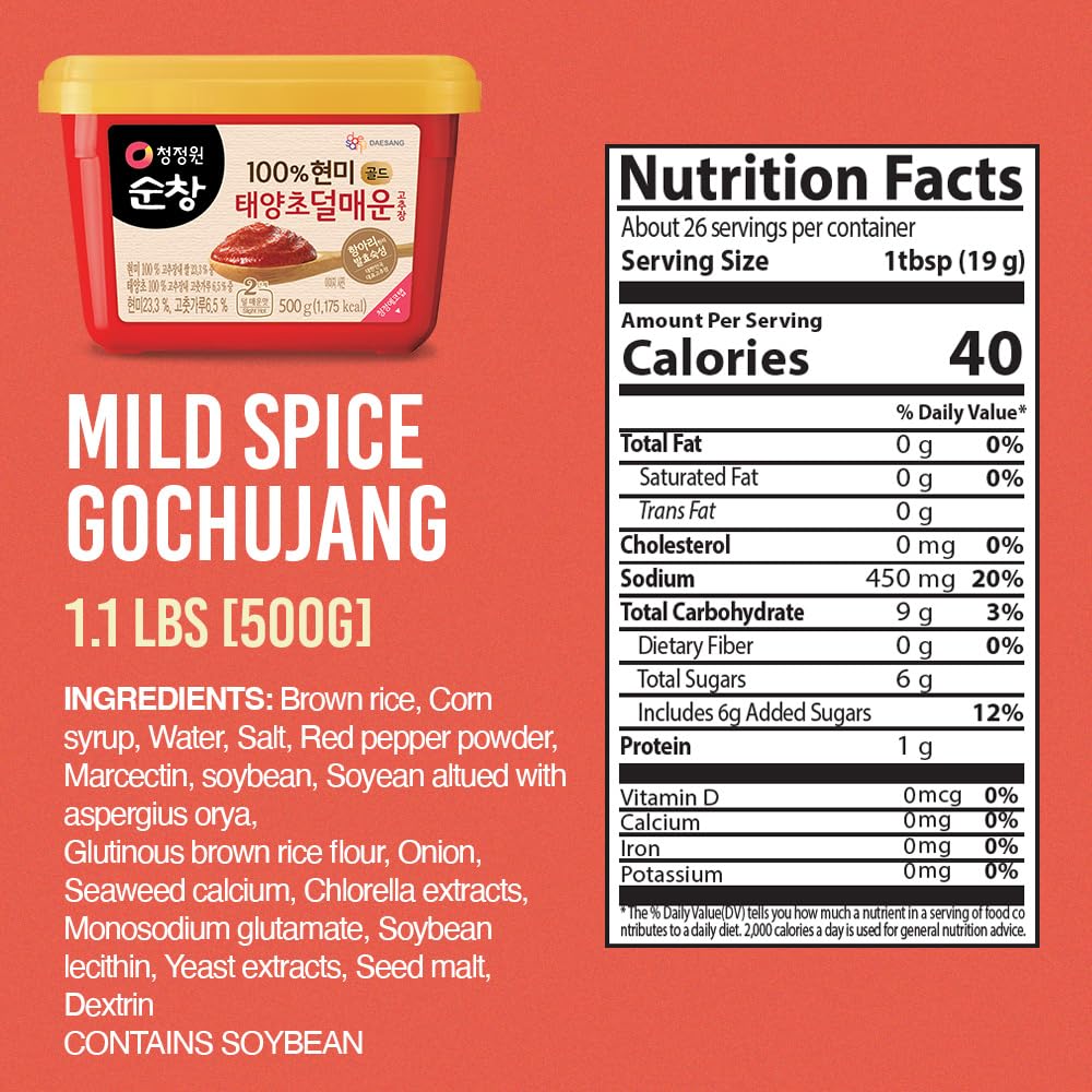 Chung Jung One Gochujang Premium spoonful ready to glaze meats with sweet heat