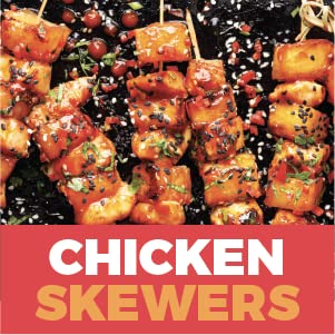 Chung's Sweet & Sour sauce glaze for fried rice adds vibrant notes.