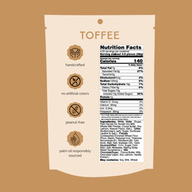 Chunk Nibbles handcrafted in small batches reflect family-made care.