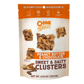 Chunk Nibbles no artificial colors emphasizes clean ingredients and better snacking.