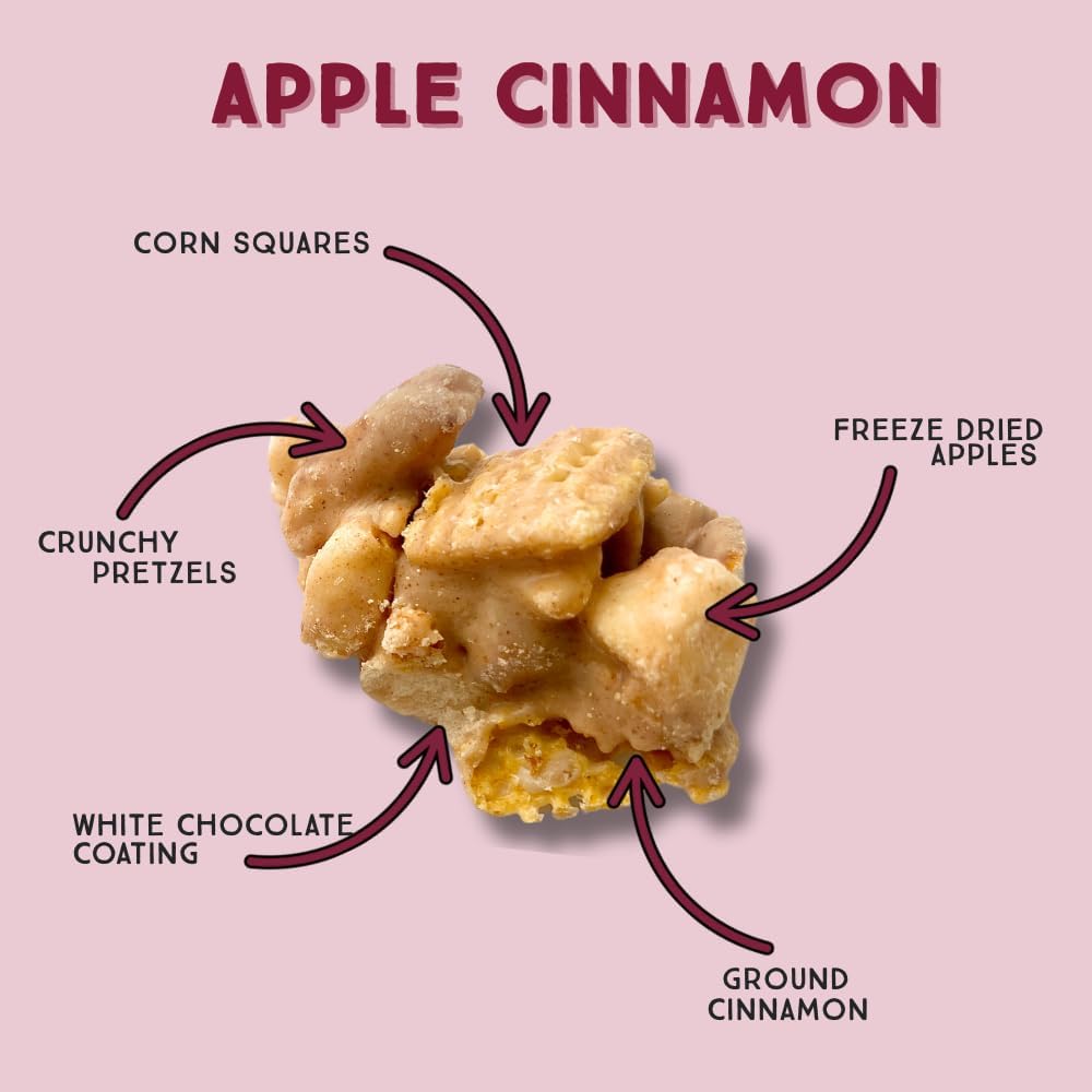Chunk Nibbles resealable pouch keeps clusters fresh for on-the-go snacking.