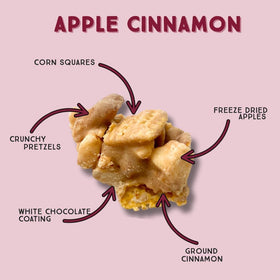 Chunk Nibbles resealable pouch keeps clusters fresh for on-the-go snacking.