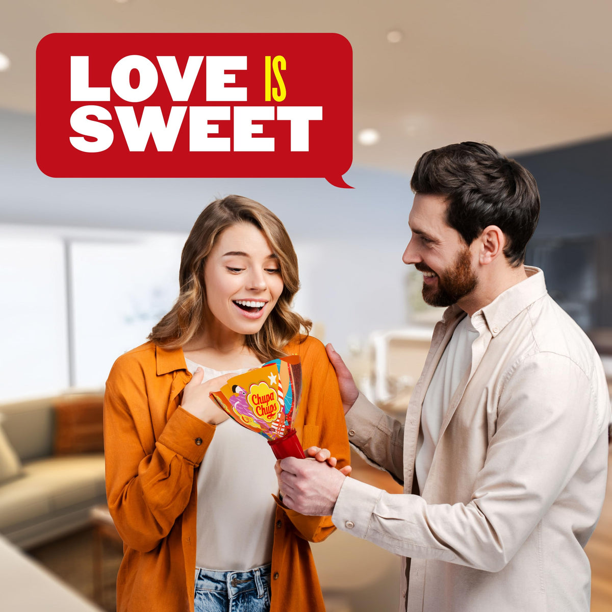 Chupa Chups sour lemon lollipop close-up, tangy zing for fun moments