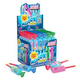 Chupa Chups Melody Pops strawberry flavor for parties and celebrations.