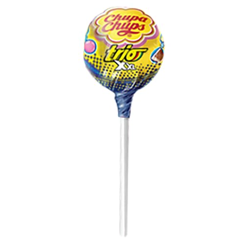 Chupa Chups XXL Trio cola-lemon layer, classic and refreshing.