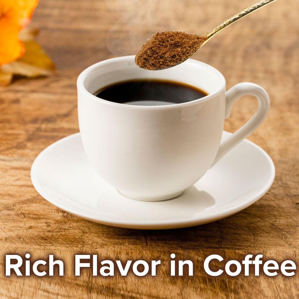Chura Kokuto powder scoop shows easy measuring for baking and yogurt