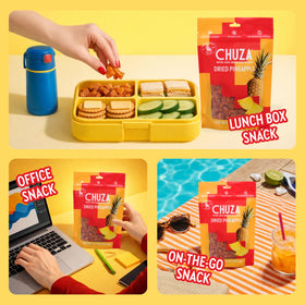 CHUZA Mexican-inspired snacks celebrate heritage with real fruit flavor.