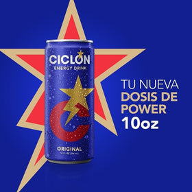 Ciclon Original Energy Drink fridge-ready storage cues consistent energy at home.