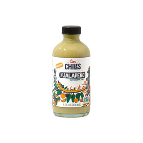 Cien Chiles The Jalapeño bottle front, premium heat and all-natural ingredients.