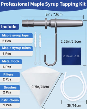 CIMALAB maple syrup taps stainless steel close-up highlights durable, long-lasting performance.