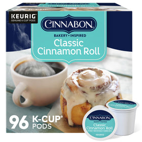 CINNABON Classic cinnamon roll pod ready for quick, indulgent mornings.