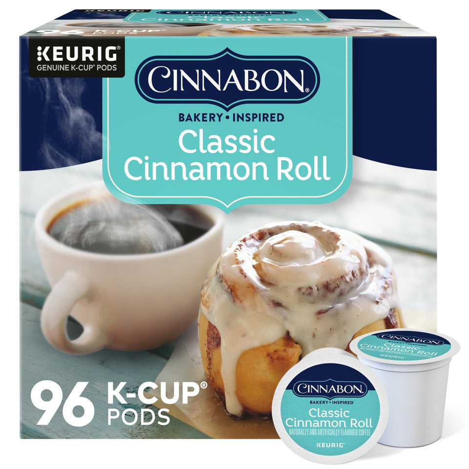 CINNABON Classic cinnamon roll pod ready for quick, indulgent mornings.