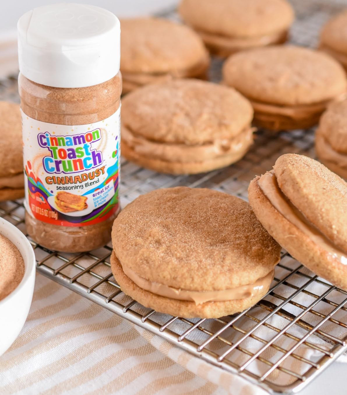 Cinnadust stirred into oatmeal for cozy flavor.