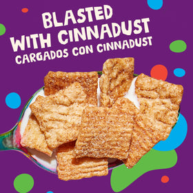 Cinnamon Toast Crunch cereal-milk slurp captures CINNAMILK at the bottom.
