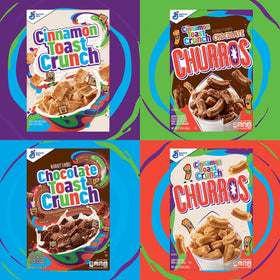 Cinnamon Toast Crunch snack-on-the-go cup ready for car rides and backpacks.