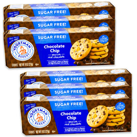 Circle of Drink Voortman sugar-free cookies in a six-pack, ideal for quick snacking.