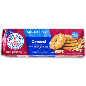 Circle of Drink Voortman Sugar Free Pecan Shortbread 8oz pack, buttery and fragrant.