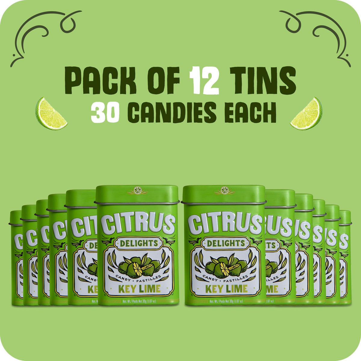 Natural lime flavor burst with no artificial colors or flavors.
