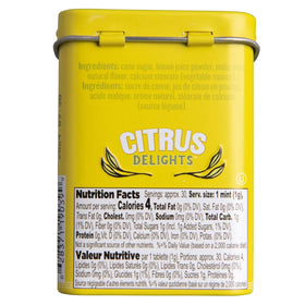 Gift-ready tin for citrus lovers and snack occasions