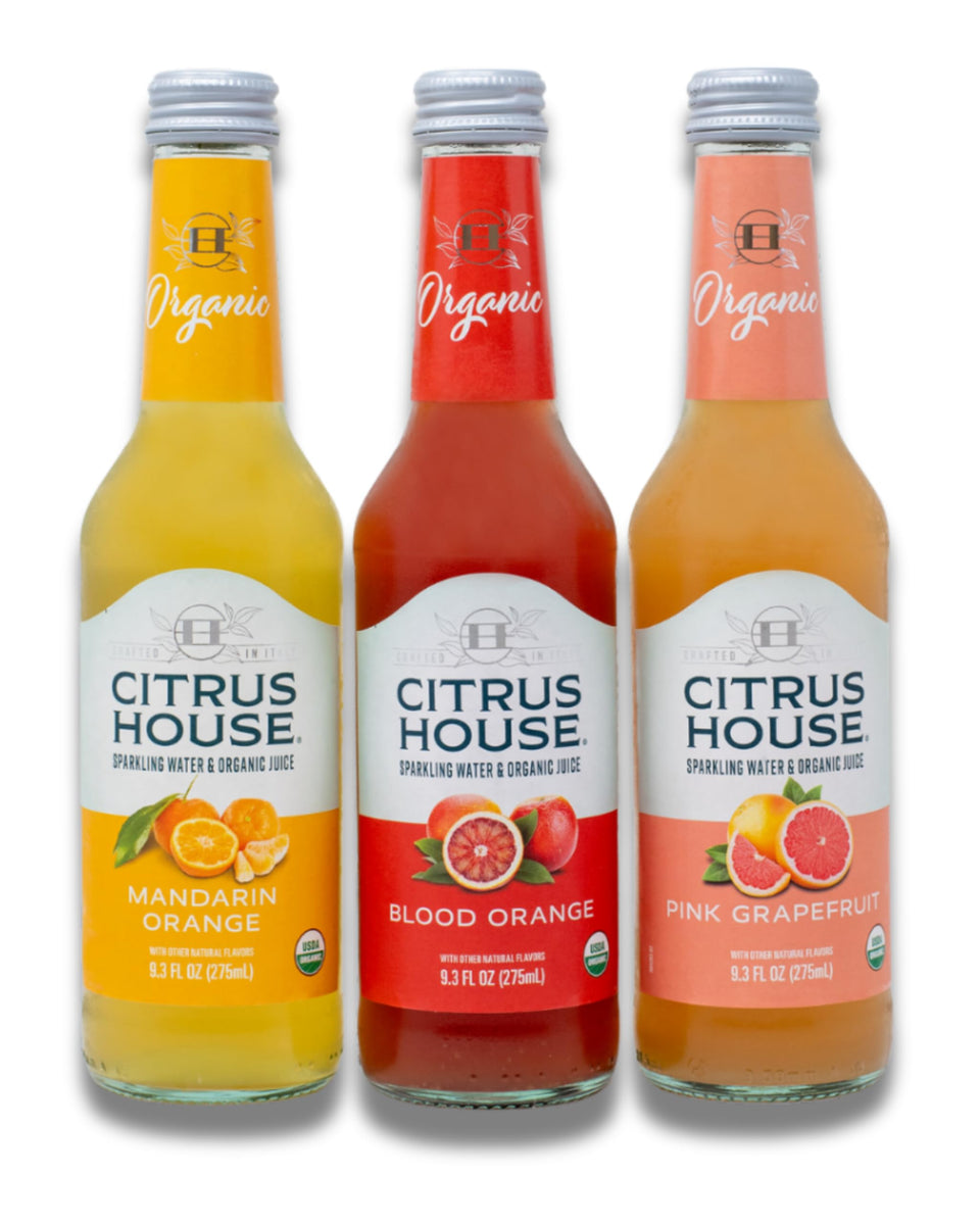Citrus House Blood Orange bottle for a crisp, refreshing Italian soda moment.
