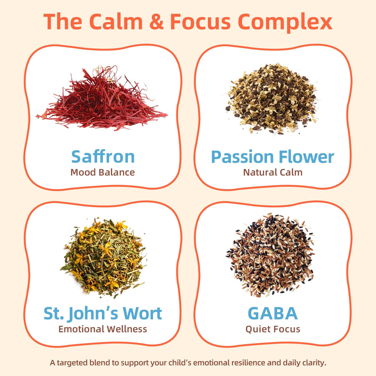 Mood-boost serving; Civavo Saffron Gummies for Kids in berry flavor.