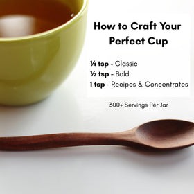 Civilized Coffee iced tea glass ready for a refreshing brew.