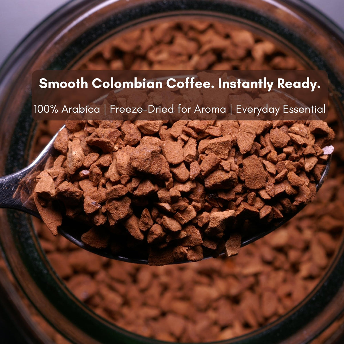 Steam rising as Civilized Coffee dissolves in hot water for aroma-rich cup