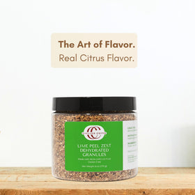 Civilized Coffee Lime Peel Zest crafts creative uses for yogurt toppings and flavoring vodkas.