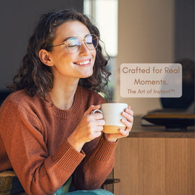 Compact jar ideal for travel, dorms, and office mornings with Civilized Coffee