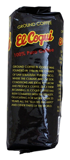 CIZIG Puerto Rico El Coqui ground coffee brew setup shows drip and French press suitability.