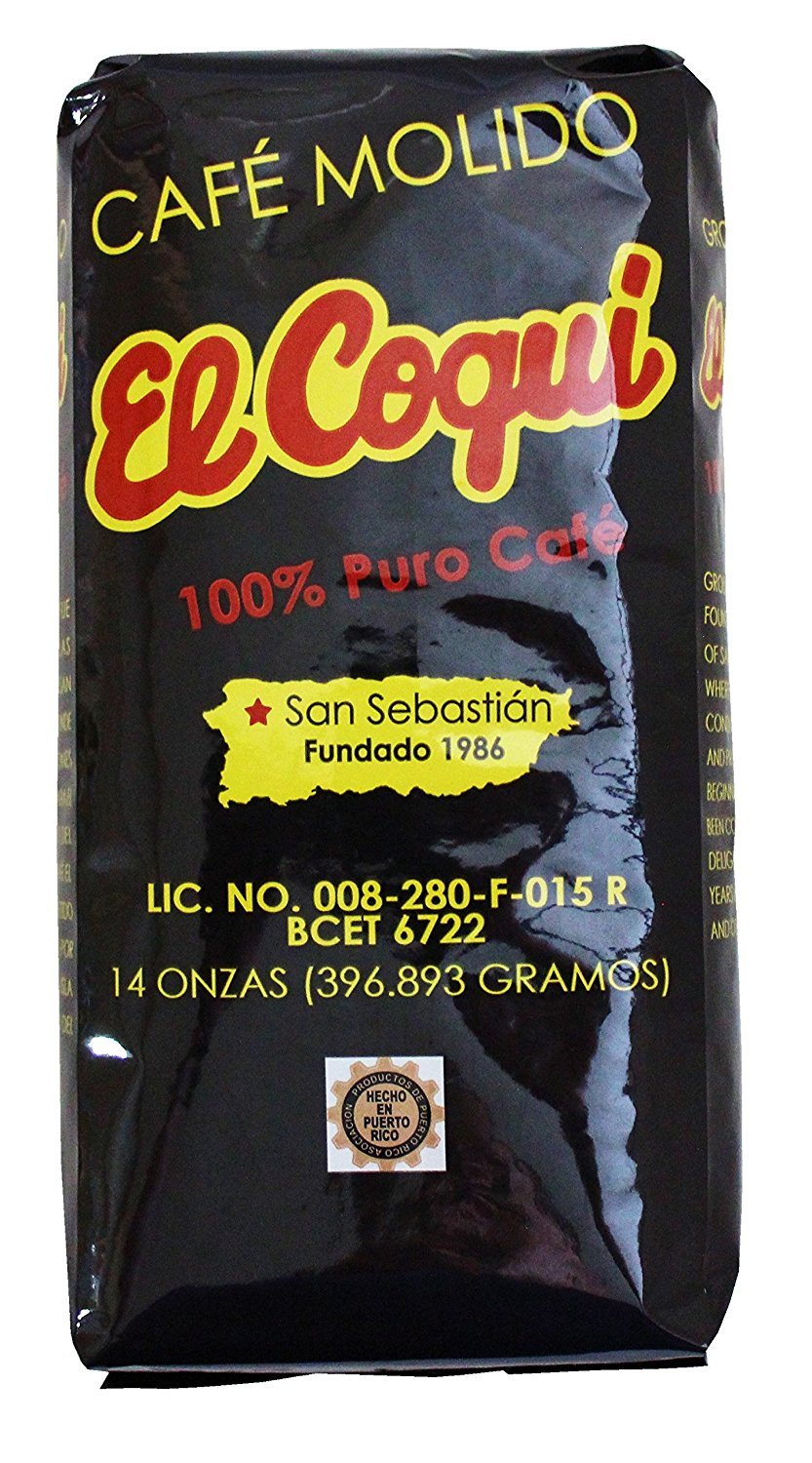 CIZIG Puerto Rico El Coqui ground coffee front view for fresh aroma in your kitchen.