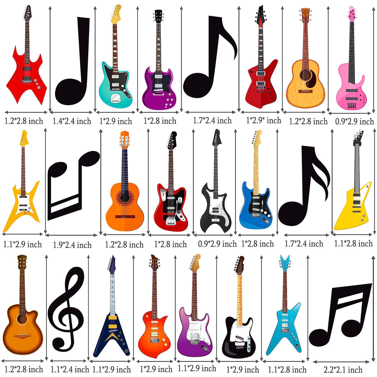 C L Cooper Life bass guitar cupcake topper enhances party desserts