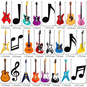 C L Cooper Life bass guitar cupcake topper enhances party desserts