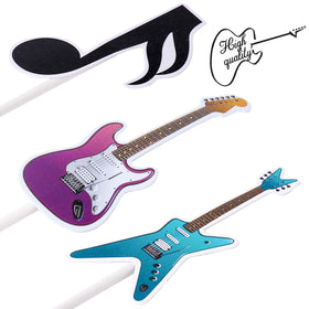 C L Cooper Life guitar party decor topper for cupcakes