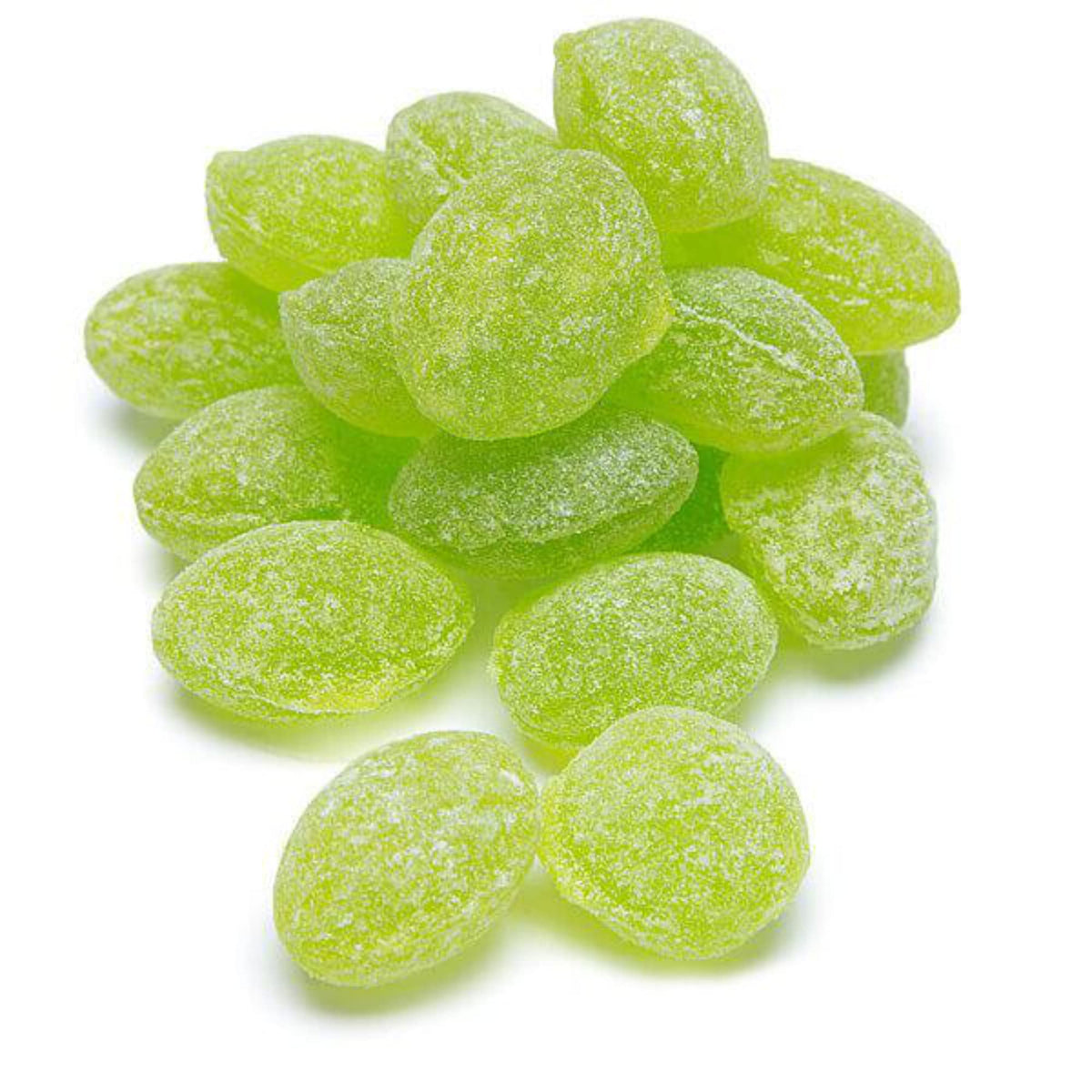 Claey's green apple flavor candy wrap showing packaging and freshness guarantee.