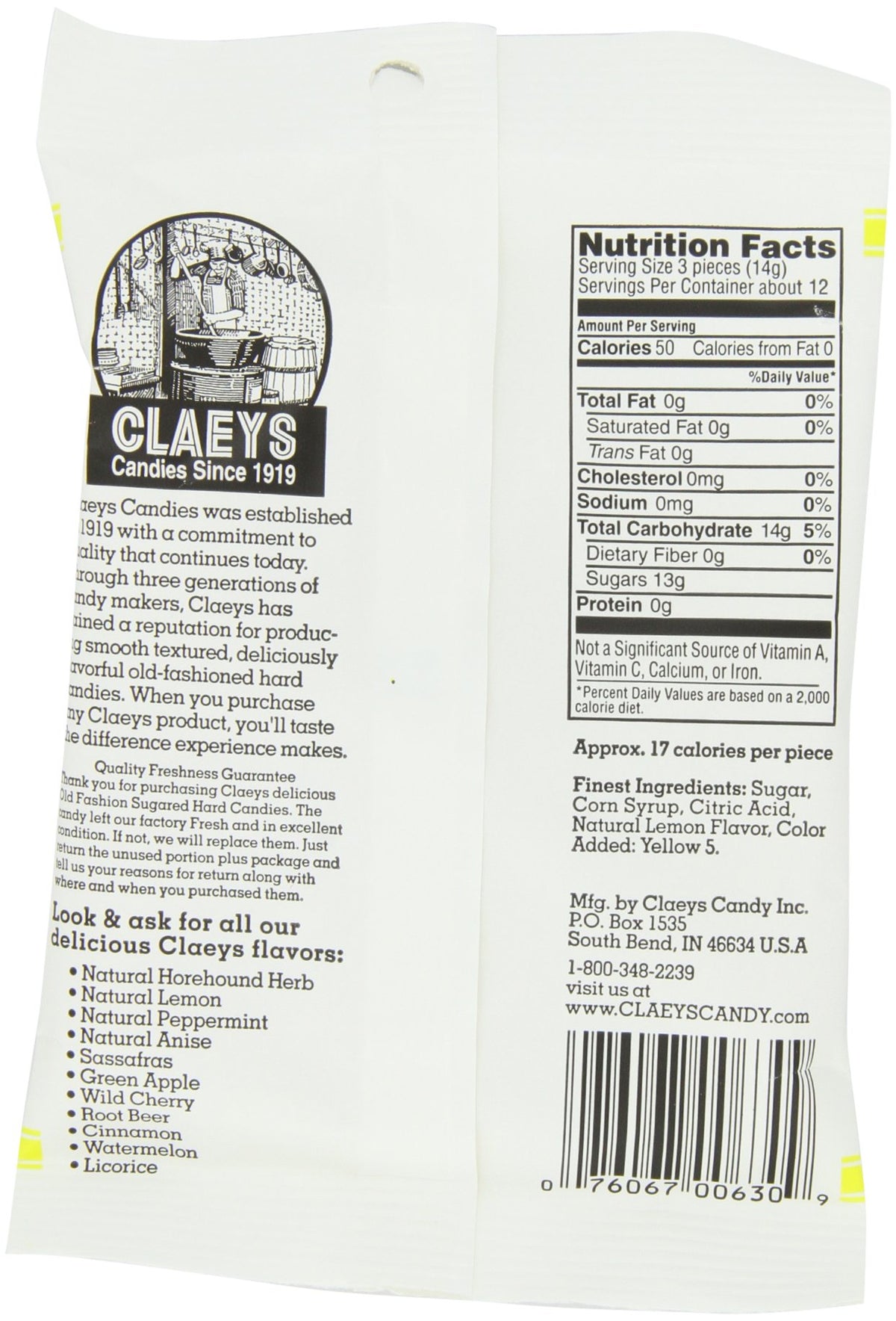 Claey's Lemon Drops 12-pack ready for sharing at parties or a quick citrus pick-me-up.