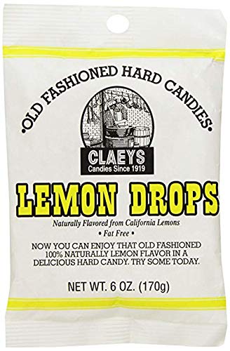 Claey's lemon hard candy 6oz can, perfect for parties and on-the-go.