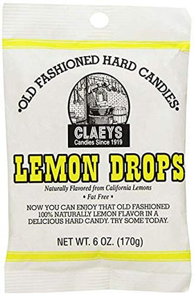 Claey's lemon hard candy 6oz can, perfect for parties and on-the-go.