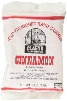 Claeys old fashioned cinnamon candy pack view, ideal for sharing at gatherings