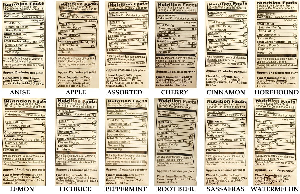 Claeys licorice hard candy, wrapped pieces, ideal for stocking stuffer and tasting ritual.
