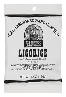 Claeys Root Beer hard candy close-up, smooth flavor ideal for sharing with friends