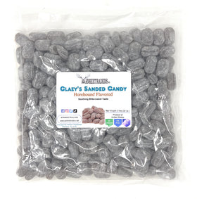 Claeys Horehound candy drops bottle close-up for nostalgic snacking and seasonal gatherings